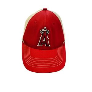 Los Angeles Anaheim Angels Fan Favorite Hat‎ Red & White Snapback Trucker Hat